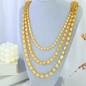 Dubai Arab-Inspired Cultural Vintage-Inspred Long Chain 100CM necklace SZ Medium